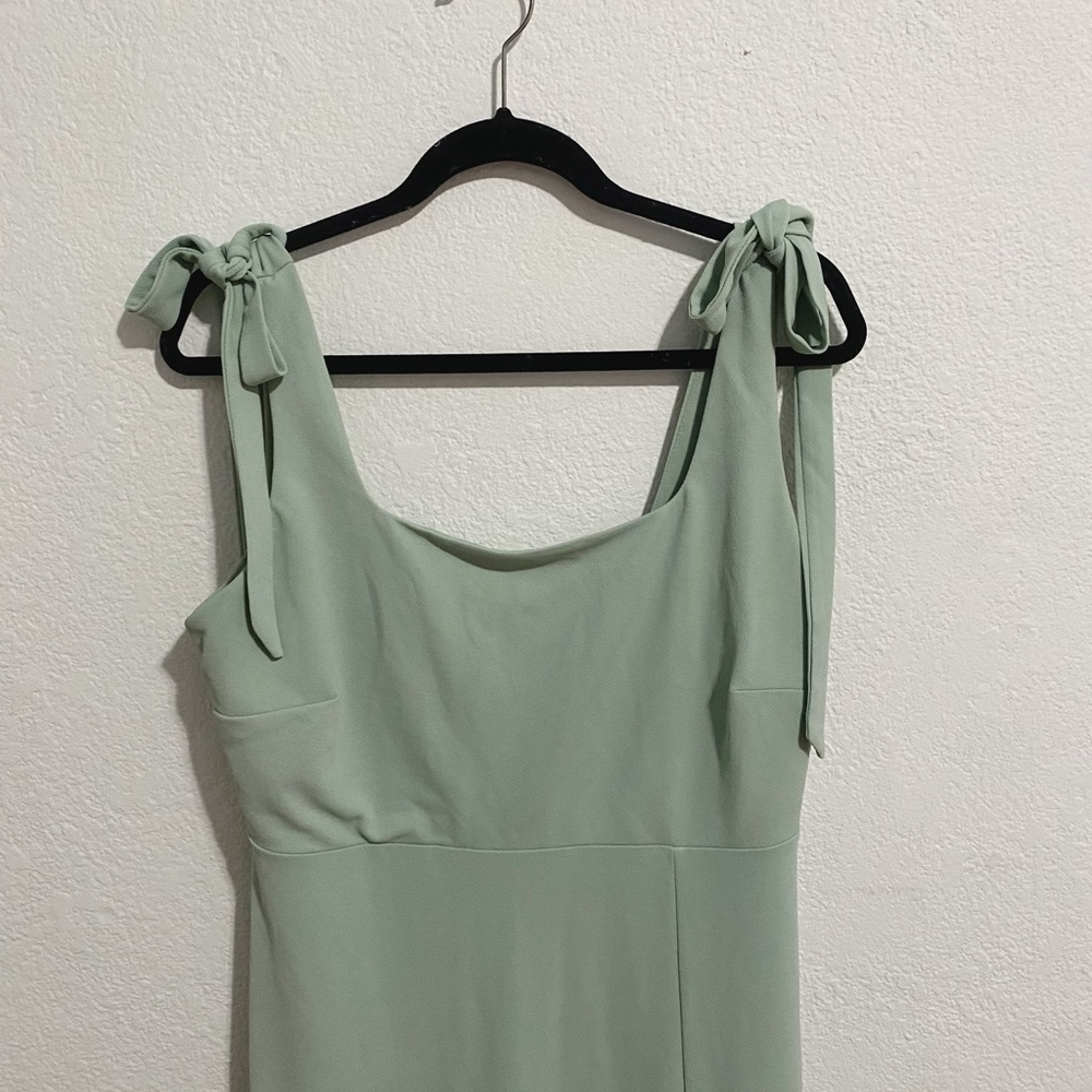 Birdy Grey alex convertible dress crepe sage size 2 XL